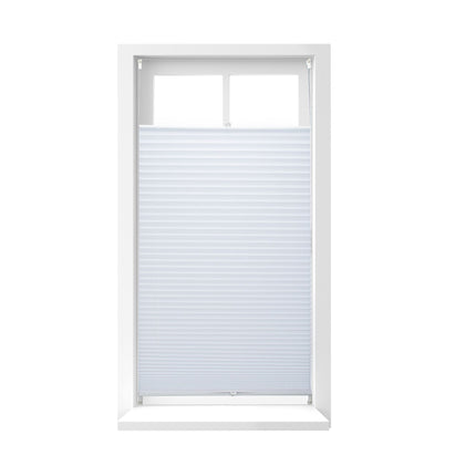 Pleated blind white without drilling
