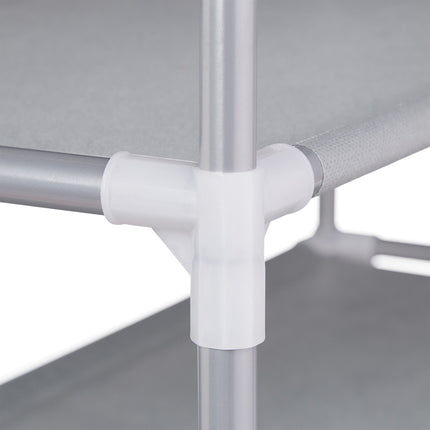 Plug-in system for shoe racks 10 levels