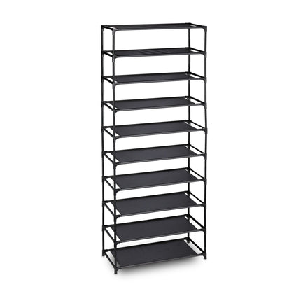 Plug-in system for shoe racks 10 levels
