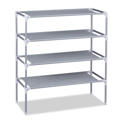 Plug-in system for shoe racks 4 levels