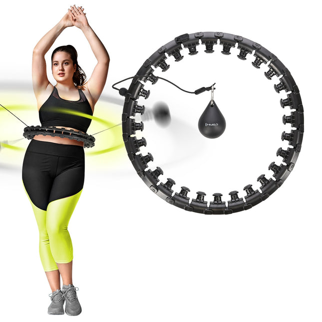 Plus Size Weighted Hula Hoop, Black