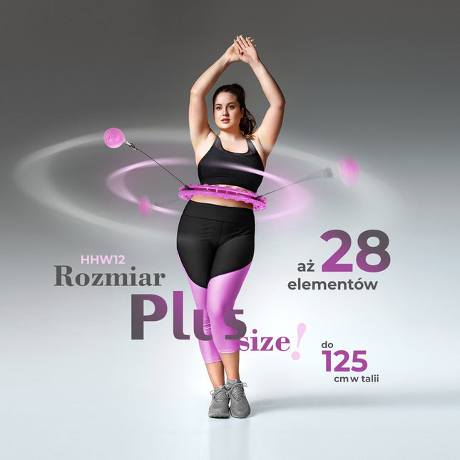 Plus Size Weighted Hula Hoop, Violet