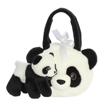Plush Toy Panda in Bag, 20 cm, Soft and Cuddly