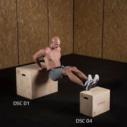 Plyometric Box, 50x40x30cm, Durable Chest Equipment