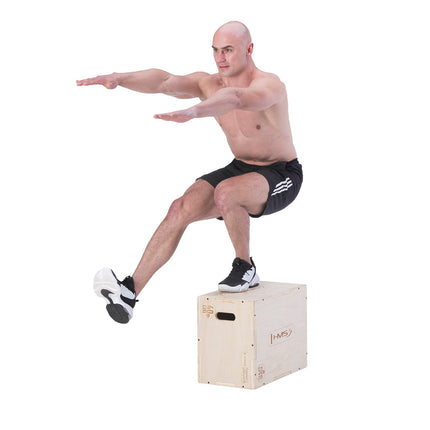 Plyometric Box, 50x40x30cm, Durable Chest Equipment