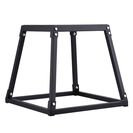 Plyometric Jump Box, 18 Inch Steel, Anti-Slip 500 lb