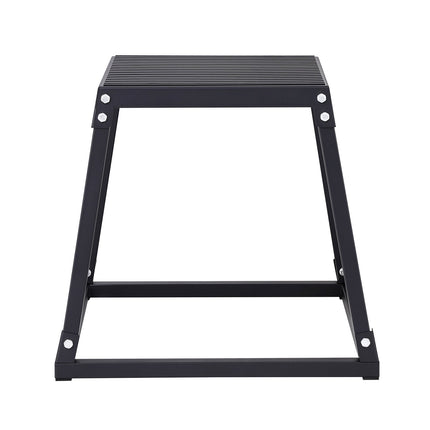 Plyometric Jump Box, 18 Inch Steel, Anti-Slip 500 lb