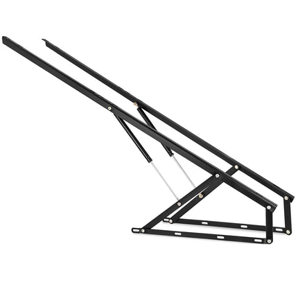 Pneumatic Bed Lift Mechanism Kit, 152 cm, Black, 120 kg