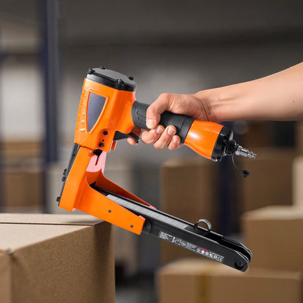 Pneumatic Carton Closing Stapler, 13-Gauge, 16–19mm