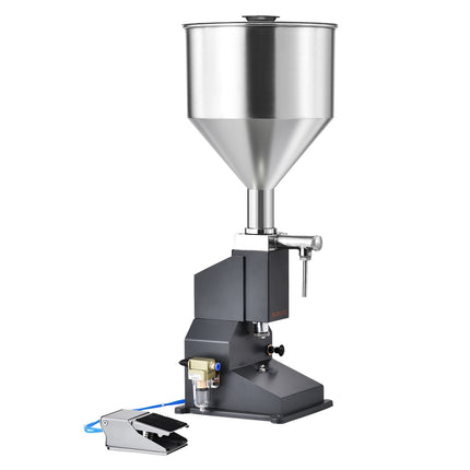 Pneumatic Liquid Filling Machine, 5–50 ml, Foot Pedal