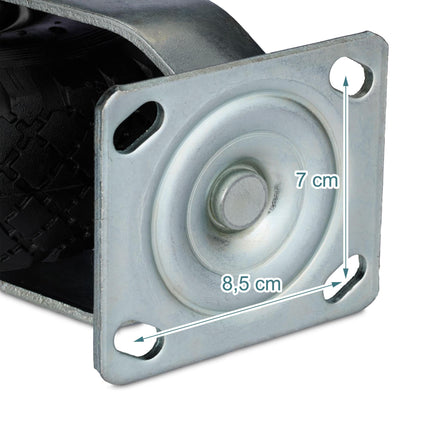 Pneumatic Swivel Castor, 3.00-4, High Load Capacity
