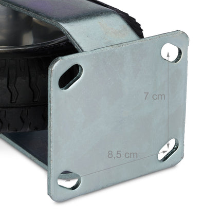 Pneumatic Swivel Castor, 360° Rotation, Heavy-Duty