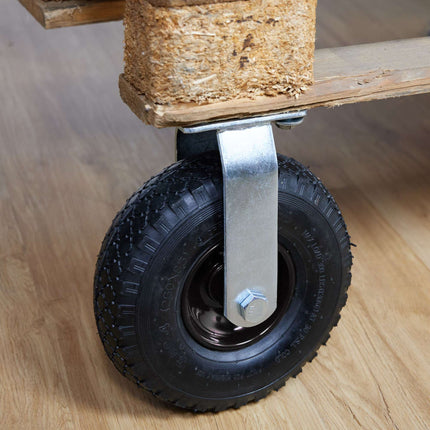 Pneumatic Tyred Load Castor with Steel Plate
