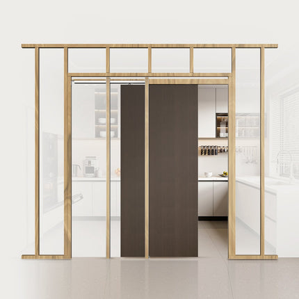 Pocket Door Frame Kit, 24-30 in, Two-Way Soft Close