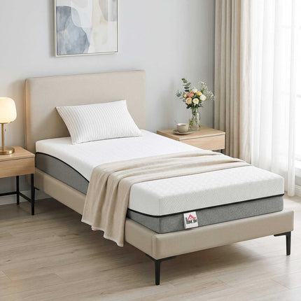 Pocket Spring Mattress with Gel Memory Foam, Green Tea, 200x90x20 cm