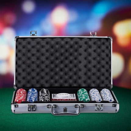Poker bag with 300 chips