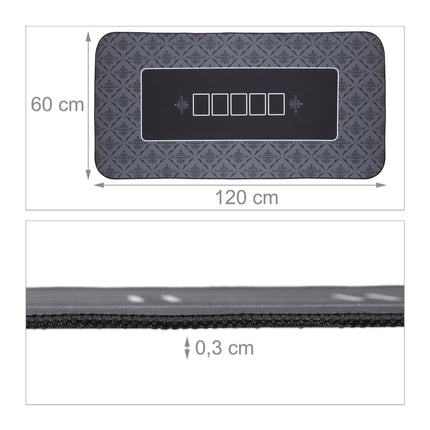 Poker mat 120x60