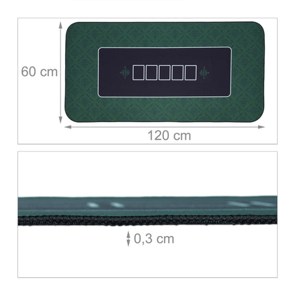 Poker mat 120x60