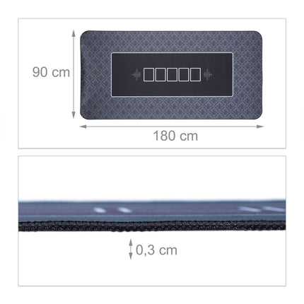 Poker mat 180x90