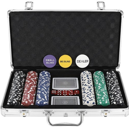 Poker - set of 300 chips in HQ suitcase