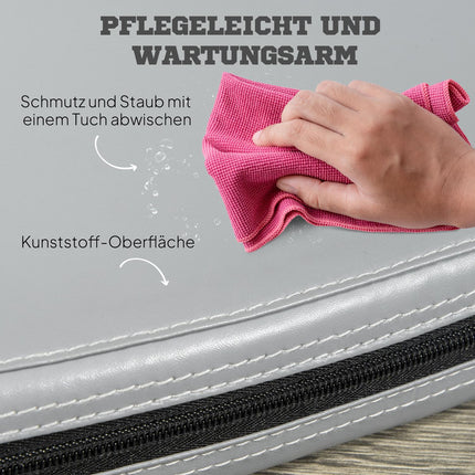 Pole Dance Mat, 5 cm Thick, 150 cm Diameter, Light Grey