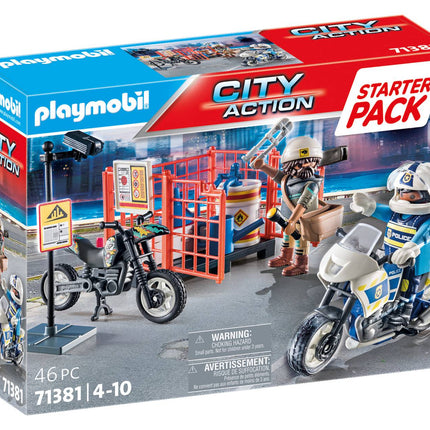 Police Starter Pack with Figures and Accessories for Kids