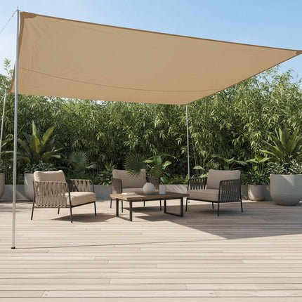 Polyester Shade Sail With Eyelets, Water-Repellent