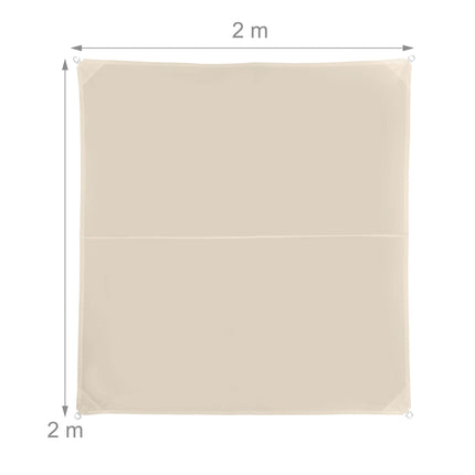 Polyester Shade Sail With Eyelets, Water-Repellent