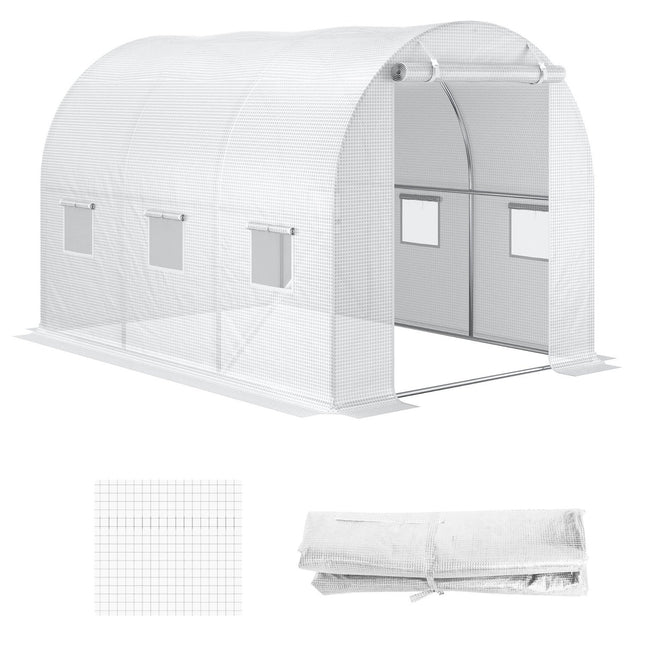 Greenhouse polyethylene film 3x2x2m, 6-window replacement