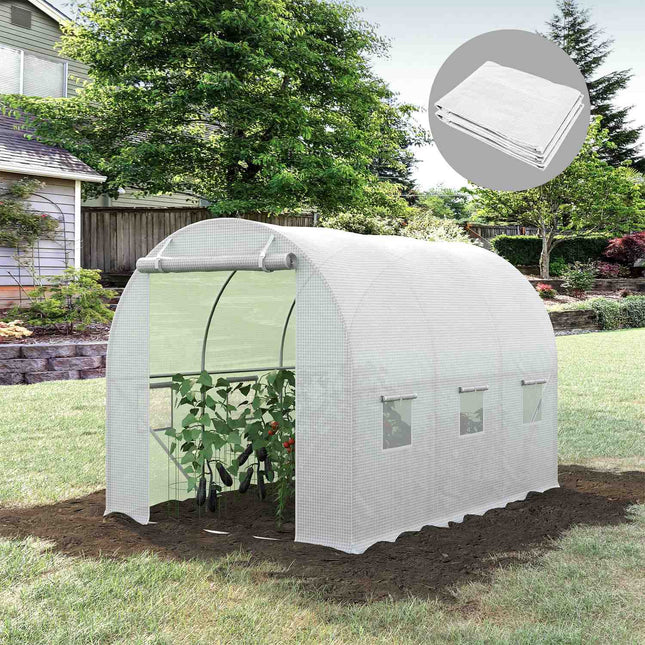 Greenhouse polyethylene film 3x2x2m, 6-window replacement