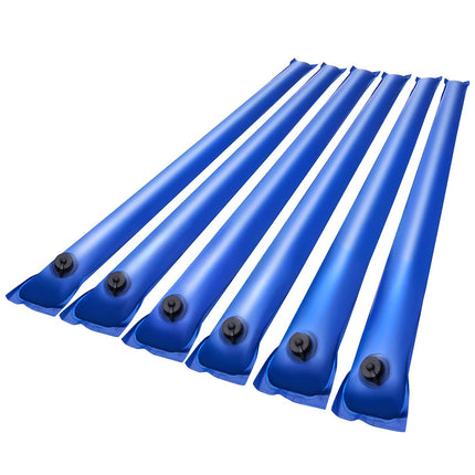 Pool Cover Water Bags, 6-Pack 4 ft PVC Tubes, Blue