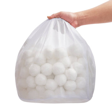 Pool Filter Balls, 2 kg Reusable Polyester With Wash Bag