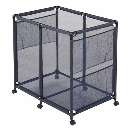 Pool Float Storage Bin, Rolling Mesh Basket 36.8x24in