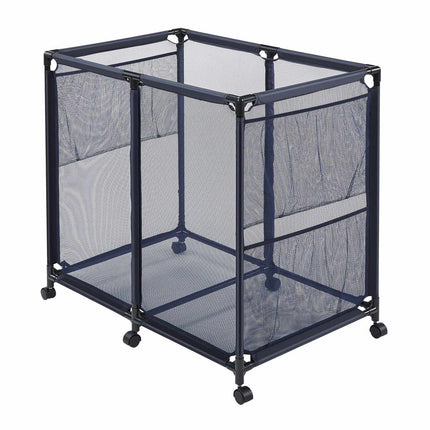 Pool Float Storage Bin, Rolling Mesh Basket 36.8x24in