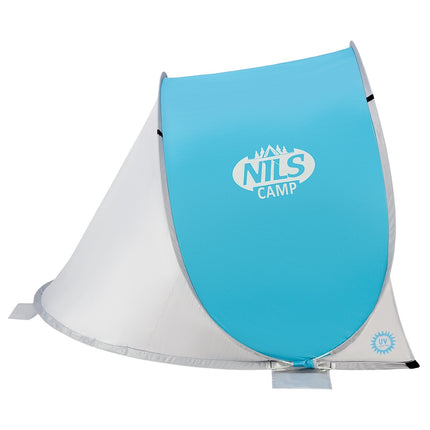 Pop Up Beach Tent, Blue-Grey, UV Protection
