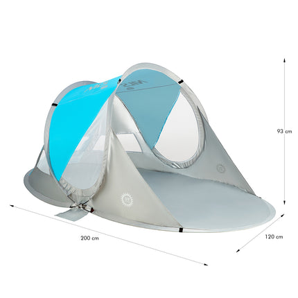 Pop Up Beach Tent, Blue, UV Protection