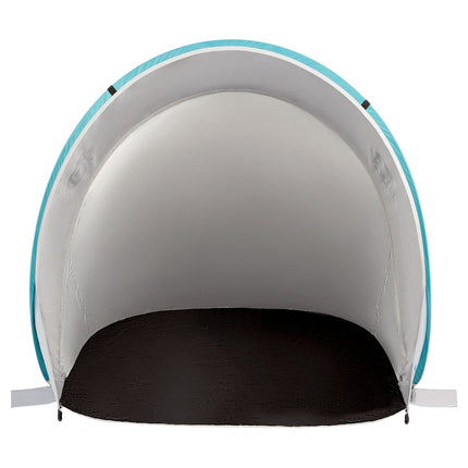 Pop Up Beach Tent, Gray-Turquoise, UV Protection