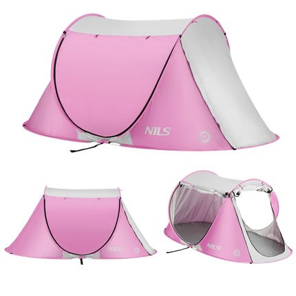 Pop Up Beach Tent, Pink, UV Protection