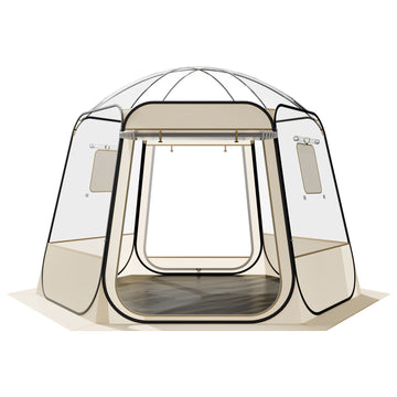 Pop-Up Bubble Tent 3.05 x 2.75 m, Waterproof, UV-Resistant