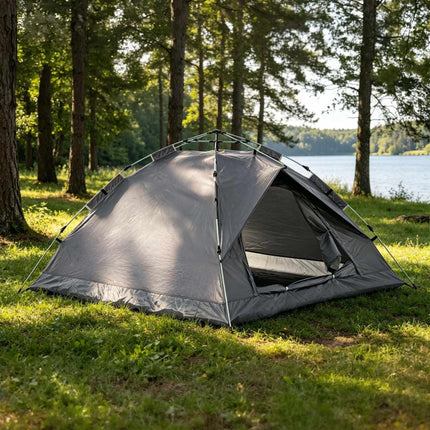 Pop-Up Camping Tent for 3–4 People, UV Protection
