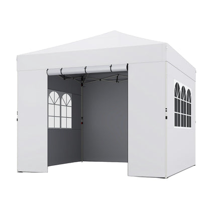 Pop Up Canopy Tent 3 x 3 m, 4 Sidewalls, Waterproof