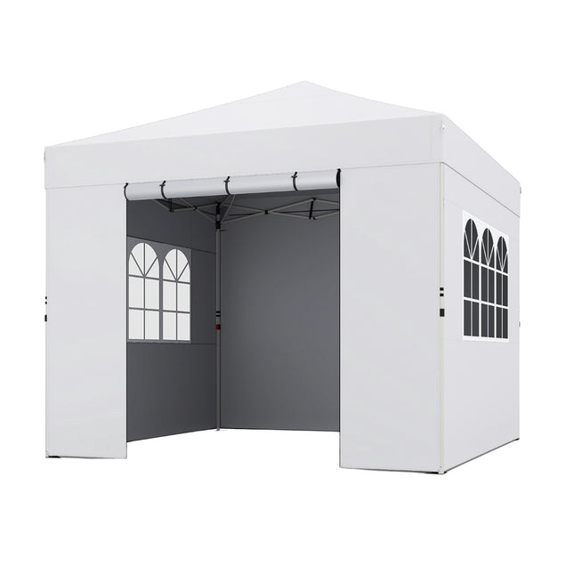 Pop Up Canopy Tent 3 x 3 m, 4 Sidewalls, Waterproof