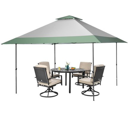 Pop-Up Canopy Tent 4x4m, Adjustable Height, Wheeled Bag