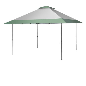 Pop-Up Canopy Tent 4x4m, Adjustable Height, Wheeled Bag