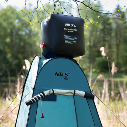 Pop-Up Changing Room, Black/Blue, Portable Privacy Tent