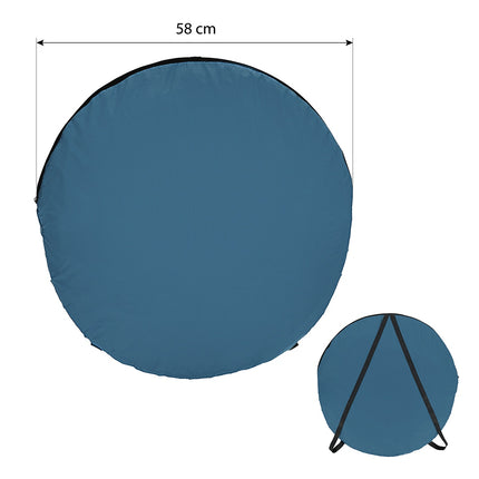 Pop-Up Changing Room, Black/Blue, Portable Privacy Tent
