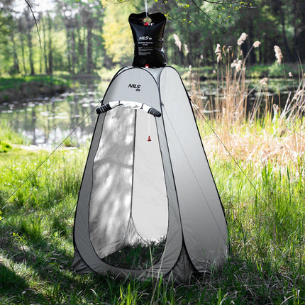 Pop-Up Changing Room, Grey, Portable Privacy Tent