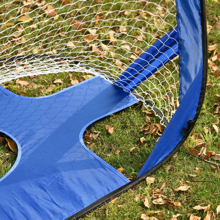 Portable pop-up soccer goals, set of 2, foldable, 123x80 cm
