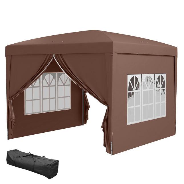 Pop-Up Gazebo 3x3m, UV protection, Water-repellent, Stable