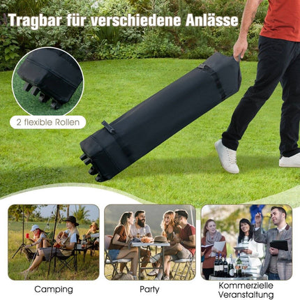 Pop-Up Gazebo with Mosquito Net, UV 50+, 3.6x3.6m, Khaki